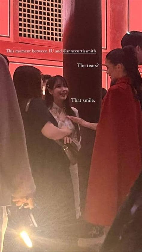 iu gucci 2024|Anne Curtis Meets IU At The Gucci Cruise 2024 Show.